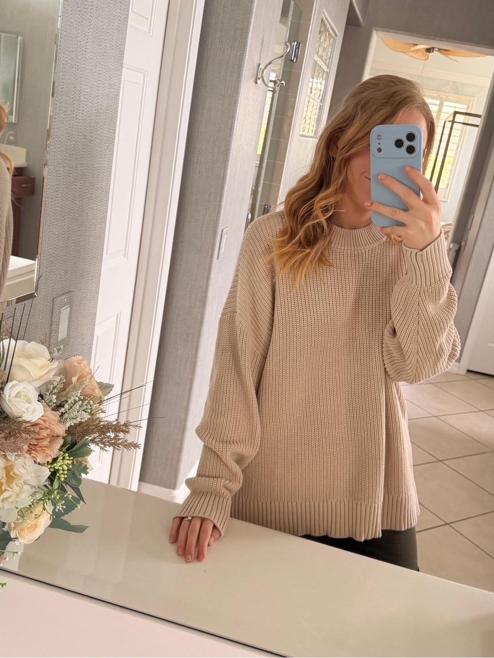 Pistola Eve Sweater in Dove 100% Cotton Large